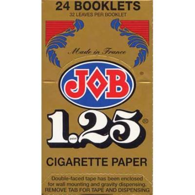 JOB 1.25 CIGARETTE ROLLING PAPERS 24CT/PACK